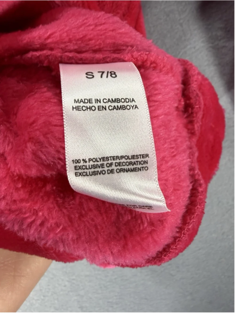 Lucky Brand Girls Fleece Hoodie & Leggings Set Size S 7/8 Pink Black Butterfly